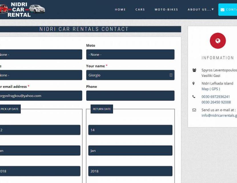 Nidri Car Rental