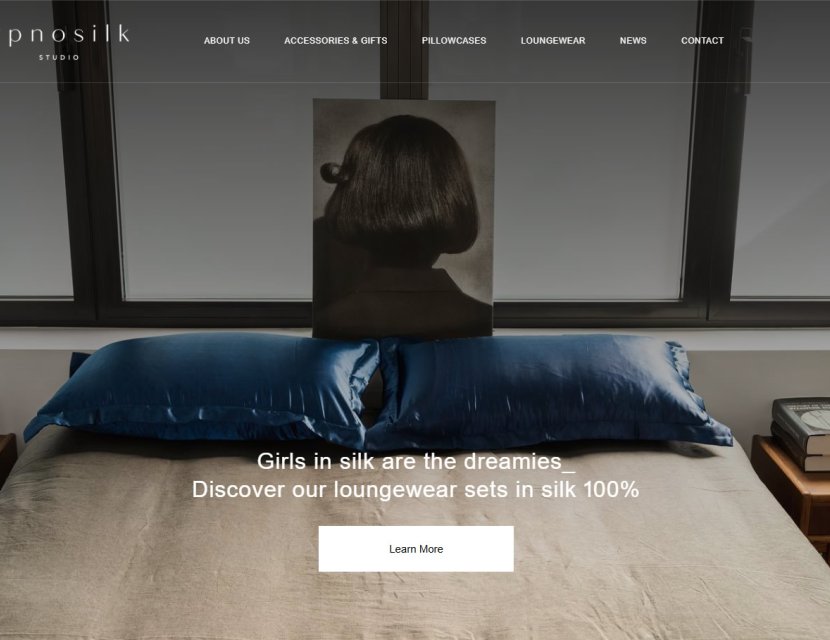 Eshop Silk Pillowcases Loungewear