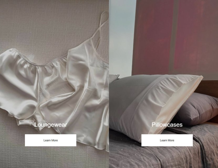 Eshop Silk Pillowcases Loungewear