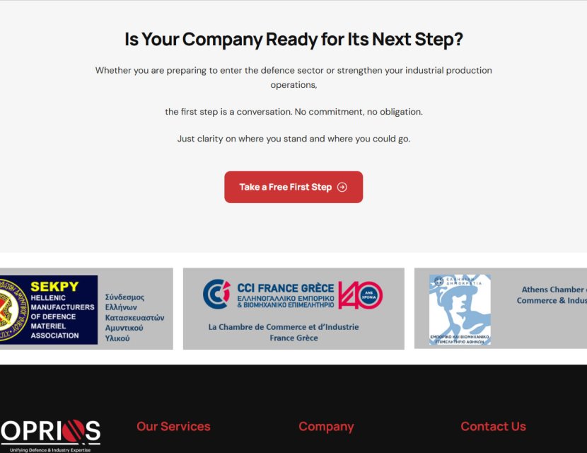 Oprios - Where Industrial Expertise meets the Defence Ecosystem